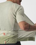 CASTELLI Cyklistický dres s krátkým rukávem - ESSENZA - světle zelená