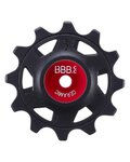 BBB kladky pro přehazovačku - ROLLERBOYS CERAMIC 12T, 14T - červená/černá