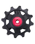 BBB kladky pro přehazovačku - ROLLERBOY CERAMIC 12T SR - červená/černá