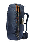 VAUDE batoh - ASYMMETRIC 52+8 - modrá