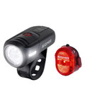 SIGMA SPORT set světel - AURA 45 + NUGGET II - červená/černá