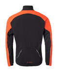 VAUDE Cyklistická větruodolná bunda - POSTA SOFTSHELL VI - červená/černá