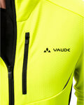 VAUDE Cyklistická větruodolná bunda - KURO SOFTSHELL - žlutá/černá