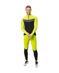 VAUDE Cyklistický dres s dlouhým rukávem zimní - POSTA LS - žlutá/černá