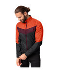 VAUDE Cyklistická zateplená bunda - KURO INSULATION - červená/černá