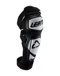 LEATT chrániče na kolena -  KNEE & SHIN GUARD 3.0 EXT - černá/bílá
