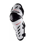 LEATT chrániče na kolena -  KNEE & SHIN GUARD DUAL AXIS - bílá