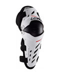 LEATT chrániče na kolena -  KNEE & SHIN GUARD DUAL AXIS - bílá