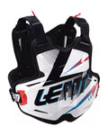 LEATT chránič na záda a hrudník - CHEST PROTECTOR 1.5 TORQUE - černá/bílá