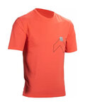LEATT Cyklistický dres s krátkým rukávem - MTB TRAIL 1.0 X-FLOW - červená