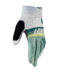 LEATT Cyklistické rukavice dlouhoprsté - MTB 1.0 GRIPR JR - zelená/bílá
