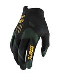 100% SPEEDLAB Cyklistické rukavice dlouhoprsté - ITRACK - černá