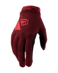 100% SPEEDLAB Cyklistické rukavice dlouhoprsté - RIDECAMP - červená