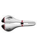 SELLE SAN MARCO sedlo - ASPIDE OPEN-FIT RACING NARROW - bílá/černá/červená