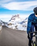 ALÉ Cyklistické kalhoty dlouhé s laclem - WINTER SOLID - modrá