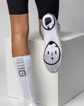ALÉ Cyklistické návleky na tretry - WHIZZY SHOECOVER  - bílá