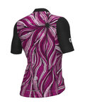 ALÉ Cyklistický dres s krátkým rukávem - PRAGMA ART - růžová