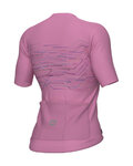 ALÉ Cyklistický dres s krátkým rukávem - PR-E MEGABYTE - růžová