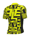 ALÉ Cyklistický dres s krátkým rukávem - PR-E MULTIVERSO - žlutá