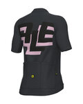 ALÉ Cyklistický dres s krátkým rukávem - PR-E MULTIVERSO - černá