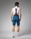 ALÉ Cyklistické kalhoty krátké s laclem - MASTER 2.0 PR-E - modrá