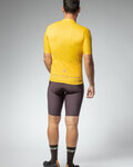 ALÉ Cyklistický dres s krátkým rukávem - PR-E FOLLOW ME - žlutá