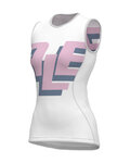 ALÉ Cyklistické triko s krátkým rukávem - INTIMO MULTIVERSO - bílá