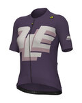 ALÉ Cyklistický dres s krátkým rukávem - PR-E SAUVAGE - fialová