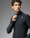 ALÉ Cyklistický dres s dlouhým rukávem zimní - KLIMATIK K-IDRO - černá