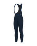 ALÉ Cyklistické kalhoty dlouhé s laclem - KLIMATIK K-ATMO - modrá