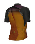 ALÉ Cyklistický dres s krátkým rukávem - SPRINTER R-EV1 - oranžová/černá/růžová