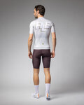 ALÉ Cyklistický dres s krátkým rukávem - SAUVAGE PR-E - ivory/bílá