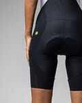 ALÉ Cyklistické kalhoty krátké s laclem - VOLTAGE R-EV1 - černá