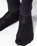 ALÉ Cyklistické ponožky klasické - FLUIDA - černá