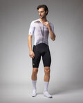 ALÉ Cyklistická kombinéza - WATT 3.6 R-EV1 - bílá/černá
