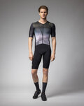 ALÉ Cyklistická kombinéza - WATT 3.6 R-EV1 - bílá/šedá/černá