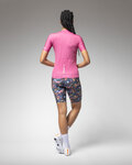 ALÉ Cyklistický dres s krátkým rukávem - PRAGMA COLOR BLOCK - růžová