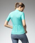ALÉ Cyklistický dres s krátkým rukávem - PRAGMA COLOR BLOCK - tyrkysová