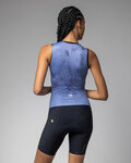 ALÉ Cyklistická kombinéza - MIRROR PRAGMA - modrá/černá