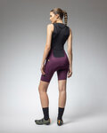 ALÉ Cyklistické kalhoty krátké s laclem - OFF ROAD - GRAVEL GRAVEL-PRO - fialová