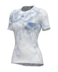 ALÉ Cyklistické triko bez rukávů - ATMOSFERA INTIMO - bílá/světle modrá