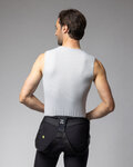 ALÉ Cyklistické triko bez rukávů - STEAM INTIMO - bílá