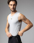 ALÉ Cyklistické triko bez rukávů - STEAM INTIMO - bílá