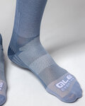ALÉ Cyklistické ponožky klasické - COLOR BLOCK - modrá