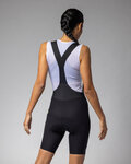 ALÉ Cyklistické kalhoty krátké s laclem - SPEEDFONDO LIGHT R-EV1 - černá