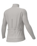 ALÉ Cyklistický dres s dlouhým rukávem zimní - PRAGMA FONDO 3.0 LADY - bílá
