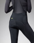 ALÉ Cyklistické kalhoty dlouhé s laclem - PRAGMA WINTER - černá