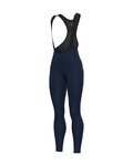 ALÉ Cyklistické kalhoty dlouhé s laclem - PRAGMA WINTER - modrá