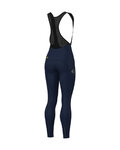 ALÉ Cyklistické kalhoty dlouhé s laclem - PRAGMA WINTER - modrá