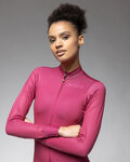 ALÉ Cyklistický dres s dlouhým rukávem zimní - PR-E FOLLOW ME 2.0 LADY - růžová